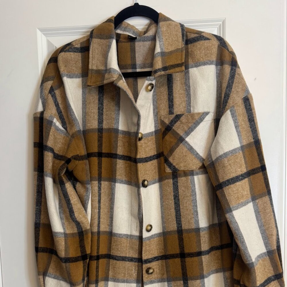 Womens Plaid Jacket